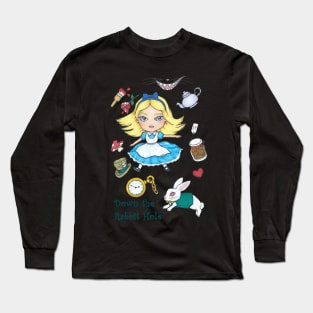 Down the rabbit hole Long Sleeve T-Shirt